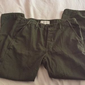 The Great. Olive Green Crop